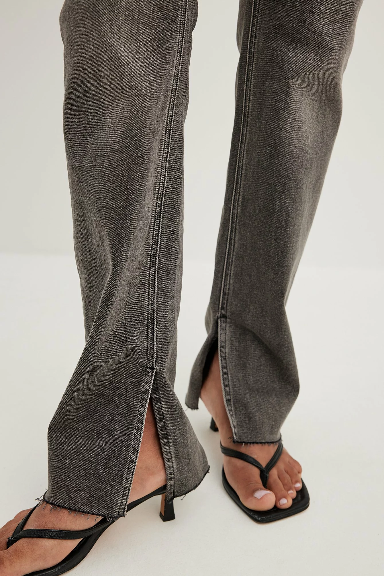 Moa Mattsson X NA-KD Slit Detail Denim - Image 4