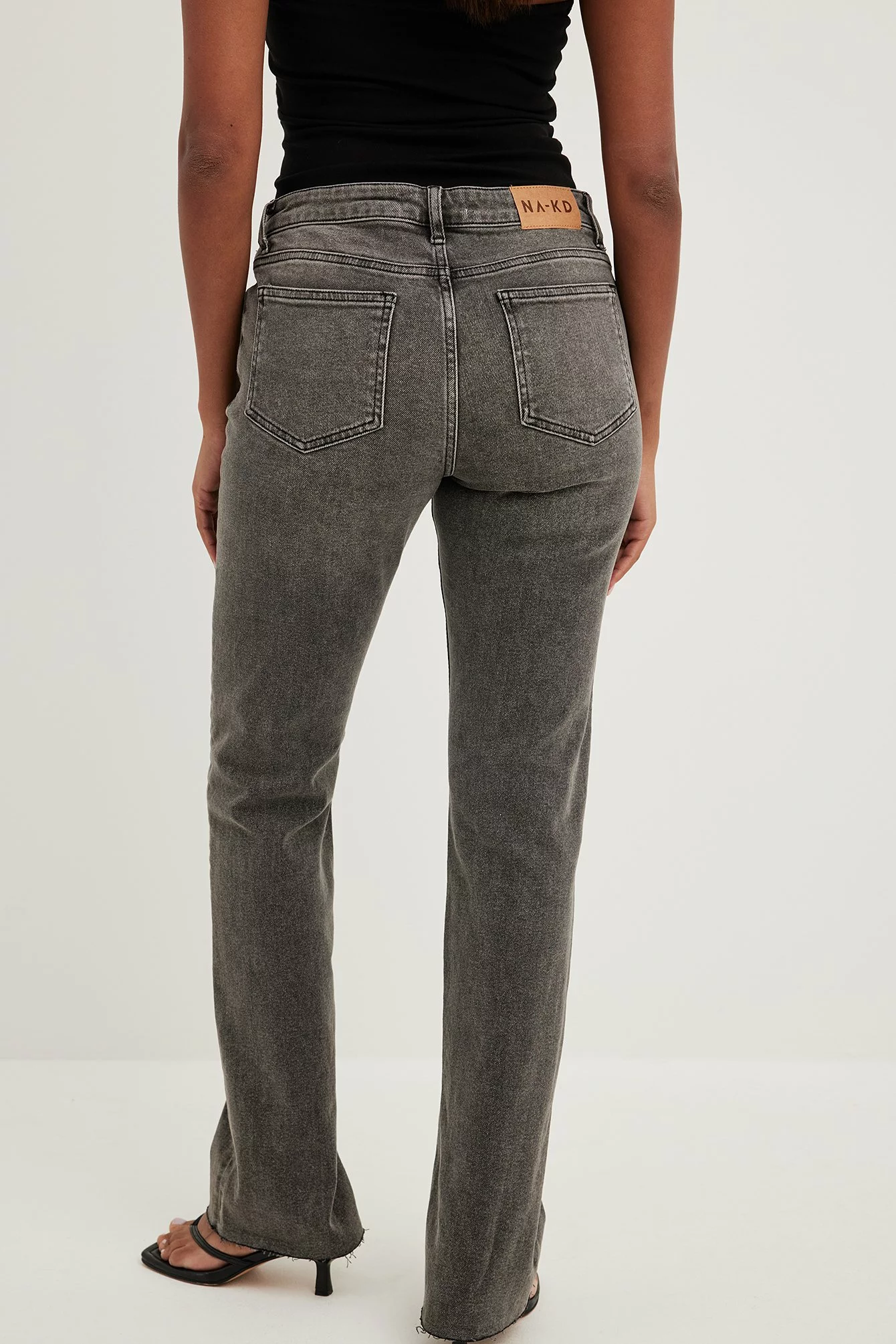 Moa Mattsson X NA-KD Slit Detail Denim - Image 2