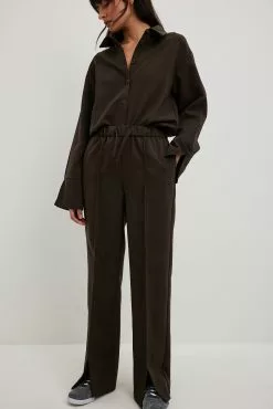 Sanna Jörnvik X NA-KD Slit Detail Trousers