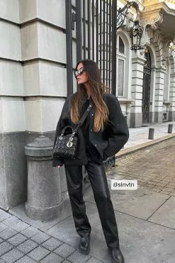 NA-KD Trend Straight PU Pants