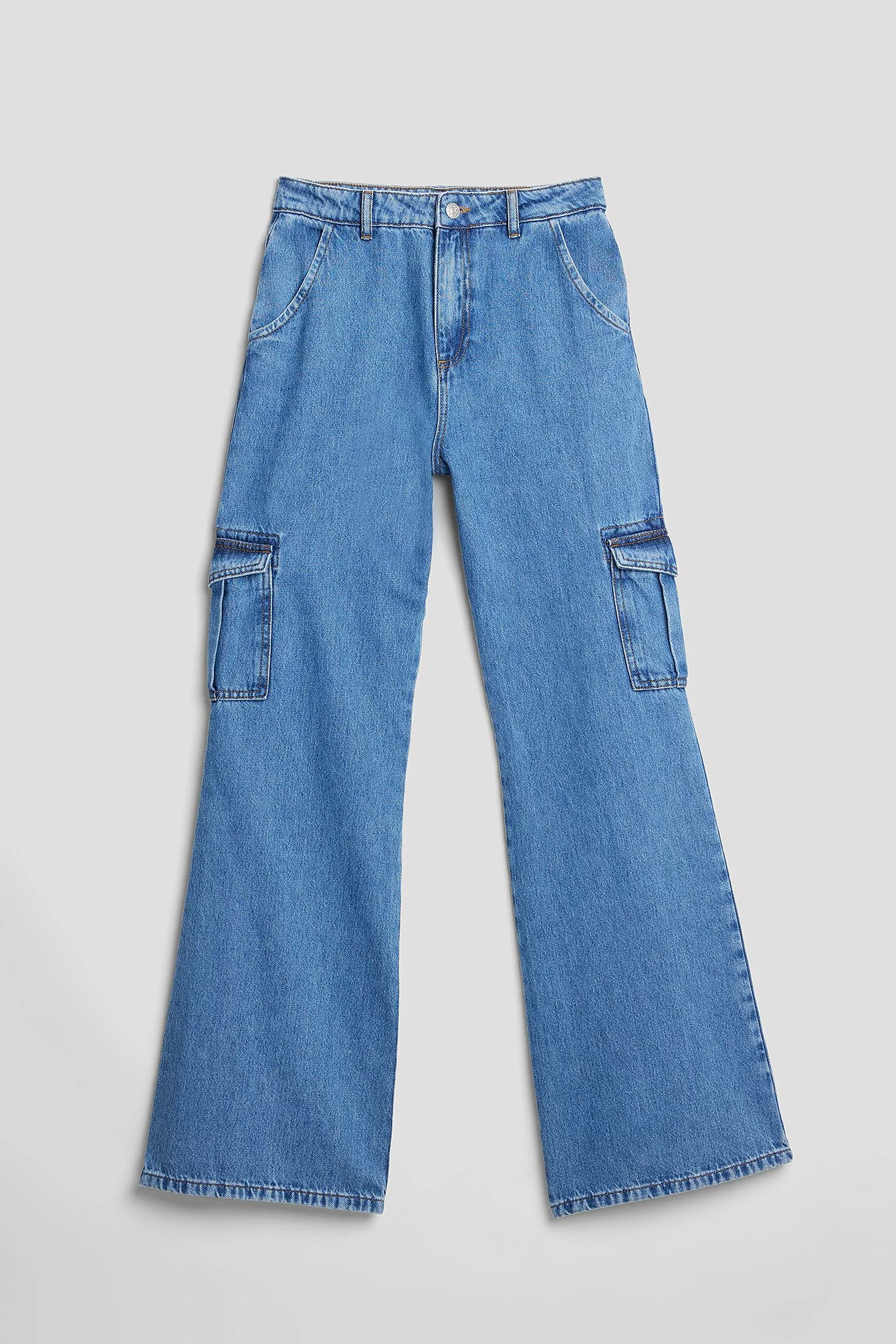 NA-KD Soft Rigid Pocket Detail Denim - Image 6