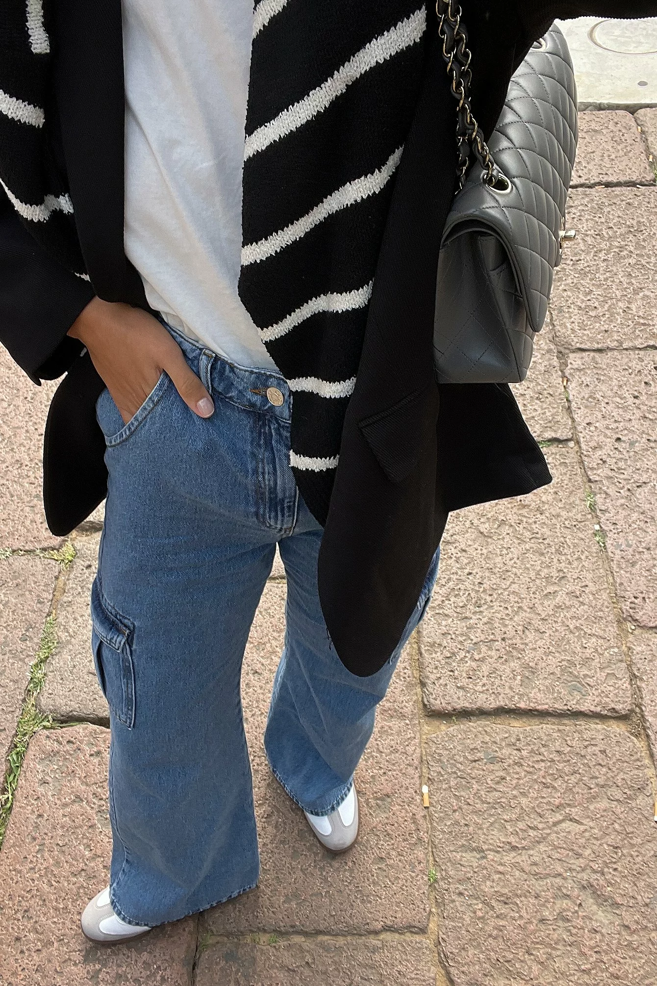 NA-KD Soft Rigid Pocket Detail Denim