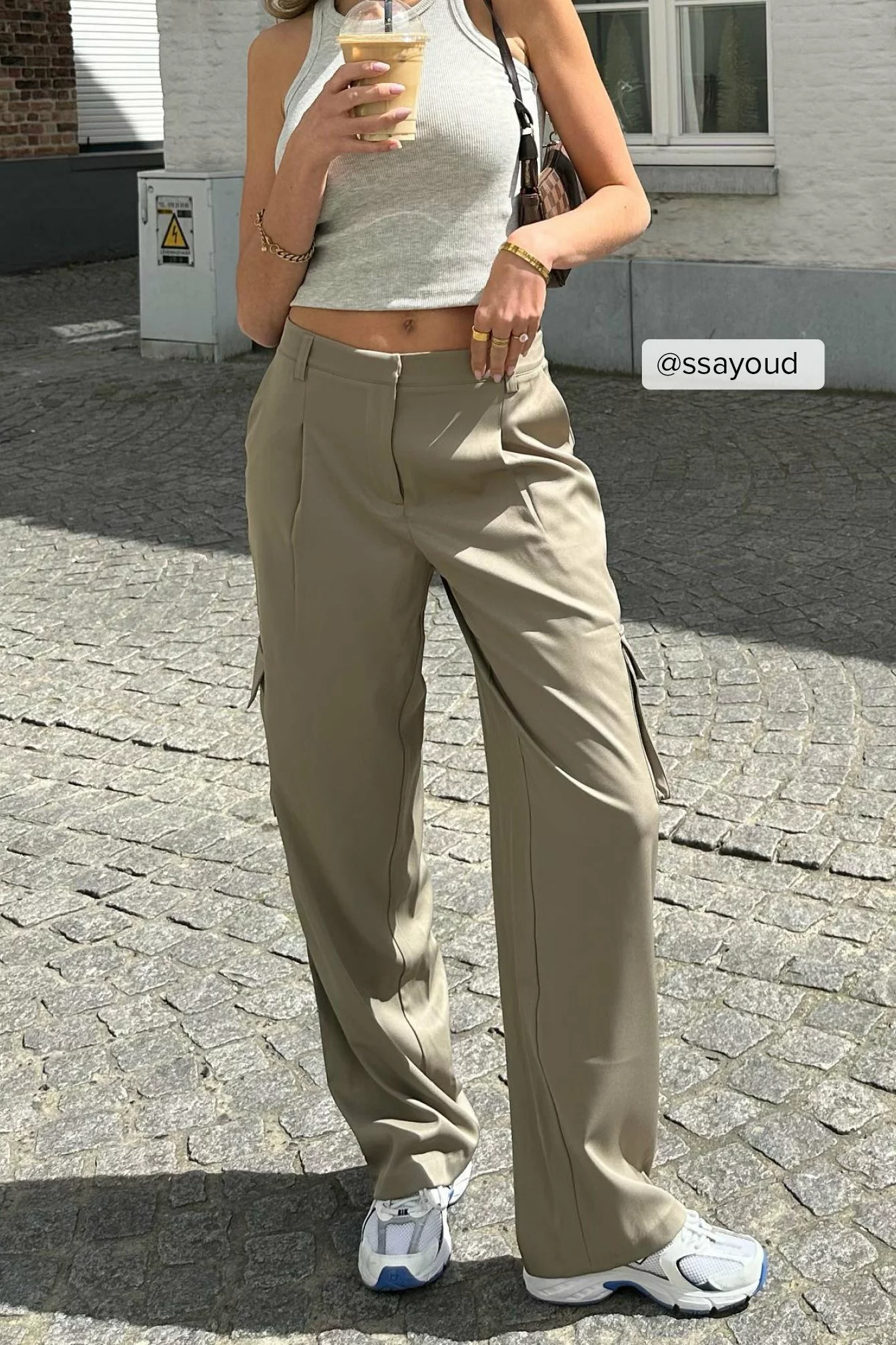 NA-KD Trend Pleat Detail Cargo Suit Pants