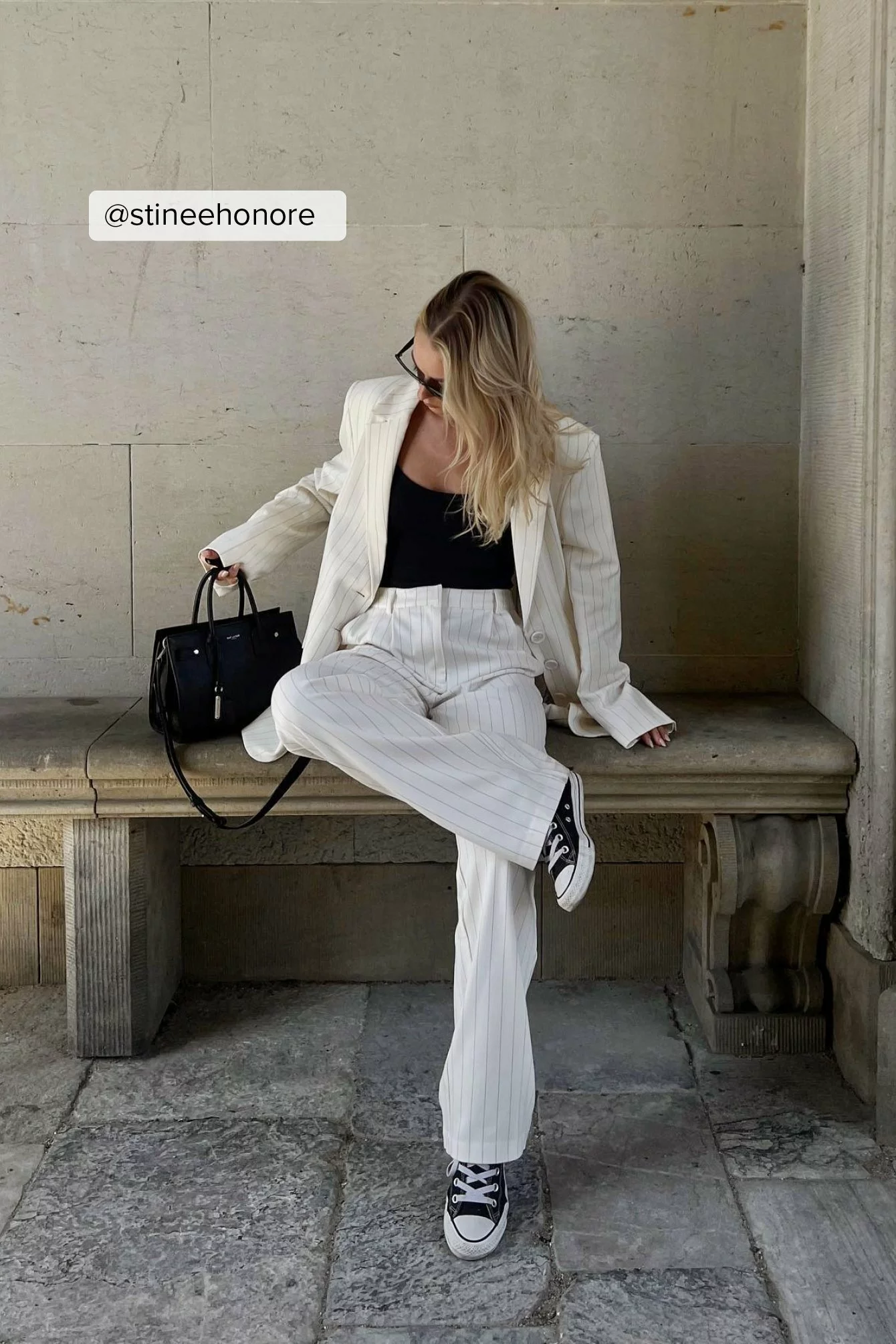 NA-KD Striped High Waist Trousers