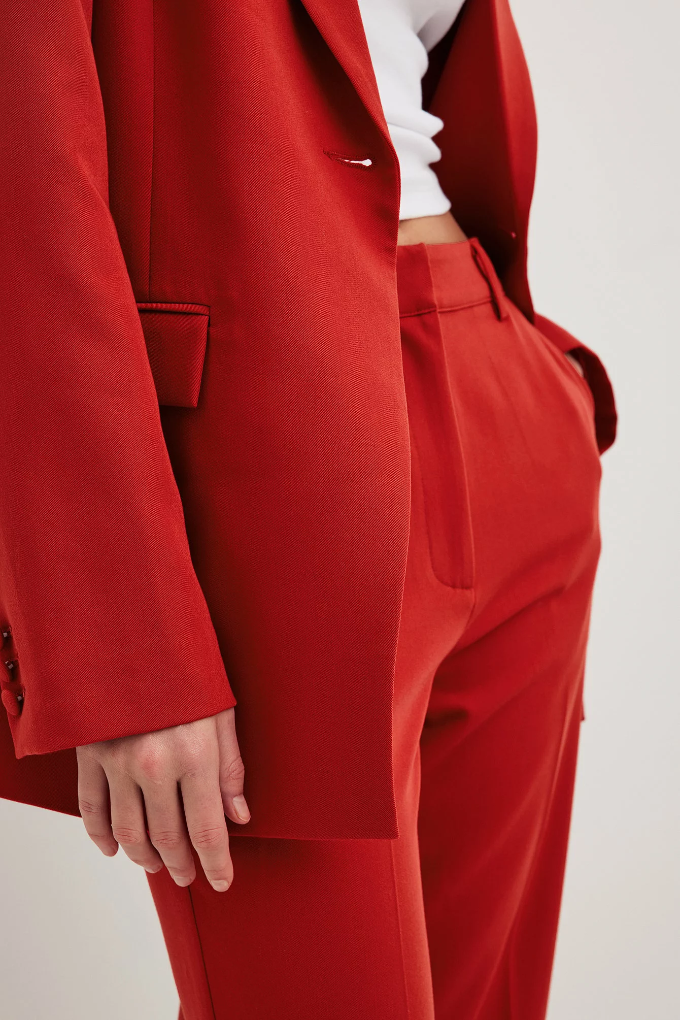 Lojsan Wallin X NA-KD Straight Fit Trousers - Image 9