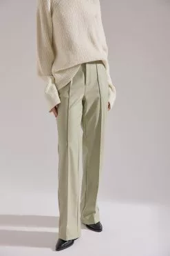 Stephsa X NA-KD Straight Leg PU Trousers