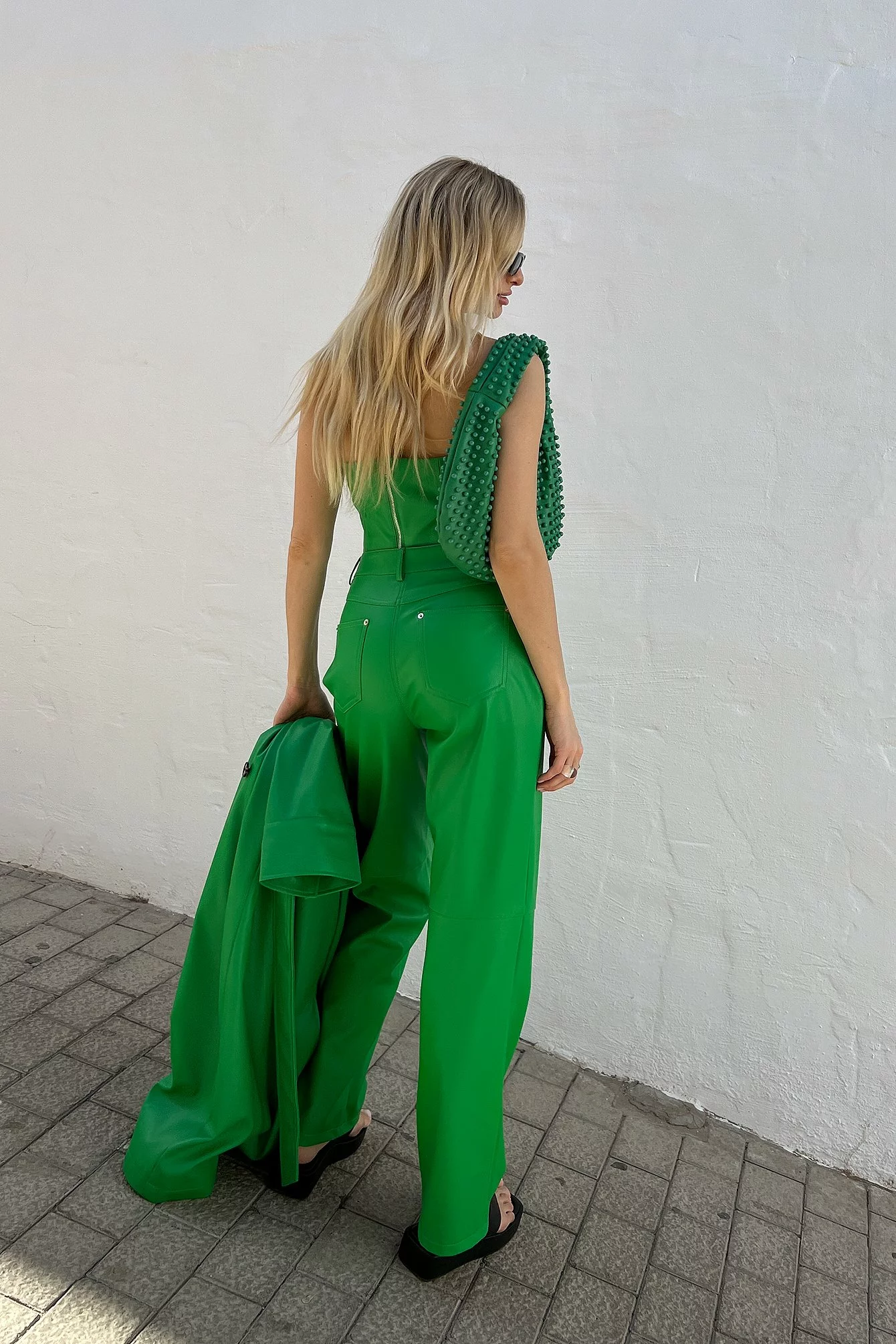 NA-KD Trend Straight PU Pants - Image 20