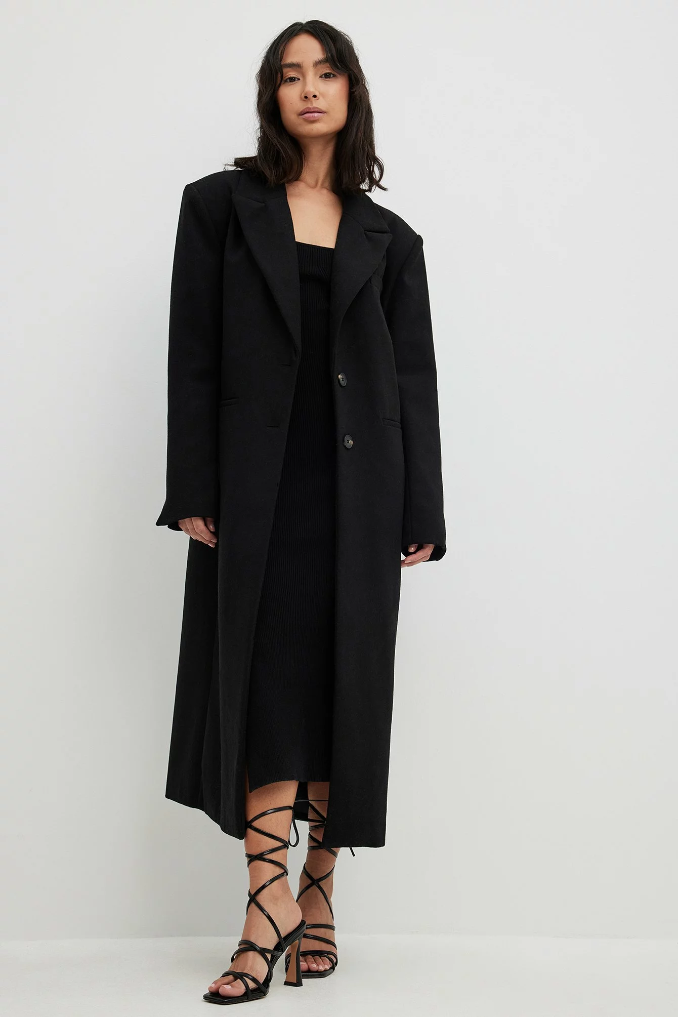 NA-KD Shoes Strappy Funnel Heel Sandals - Image 5