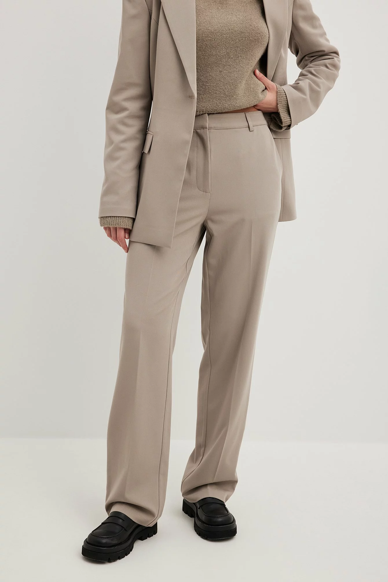 Lojsan Wallin X NA-KD Straight Fit Trousers