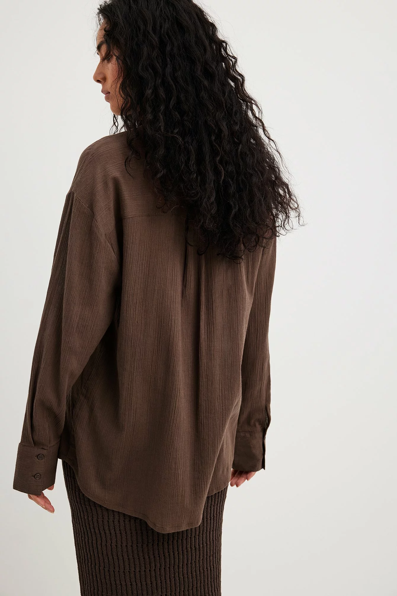 NA-KD Stripe Detail LS Shirt - Image 6