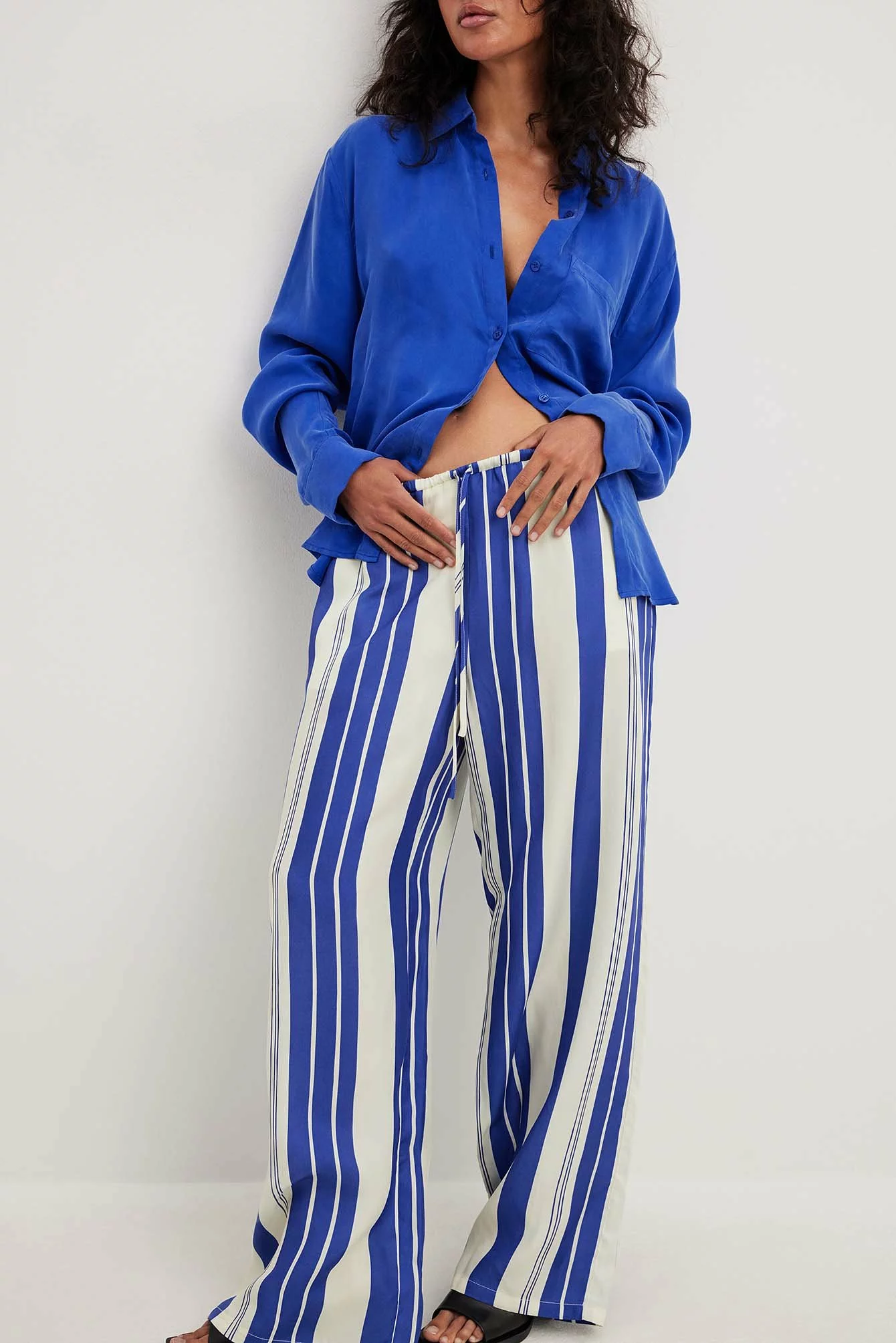 NA-KD ART Striped Pants - Image 3