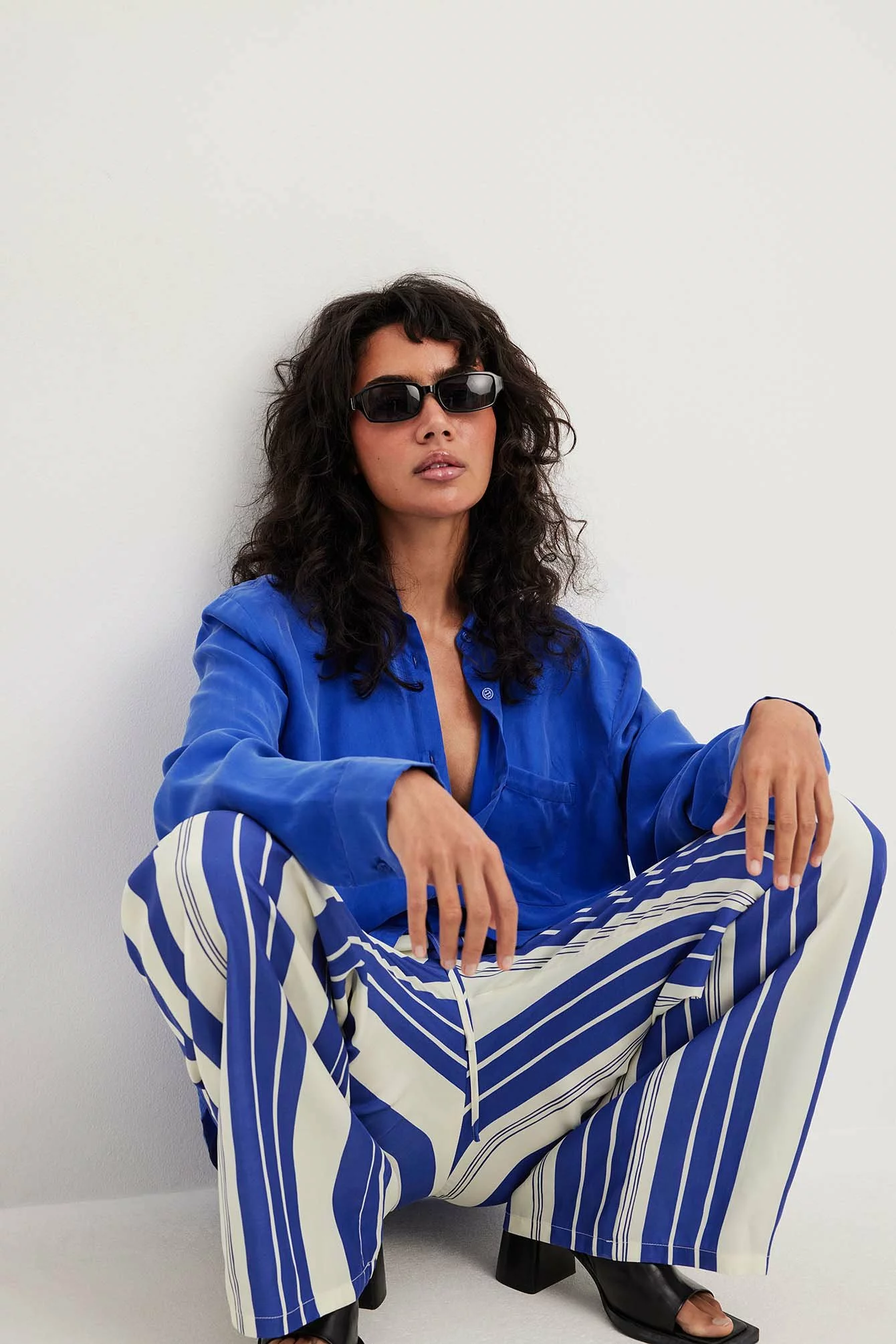 NA-KD ART Striped Pants - Image 2