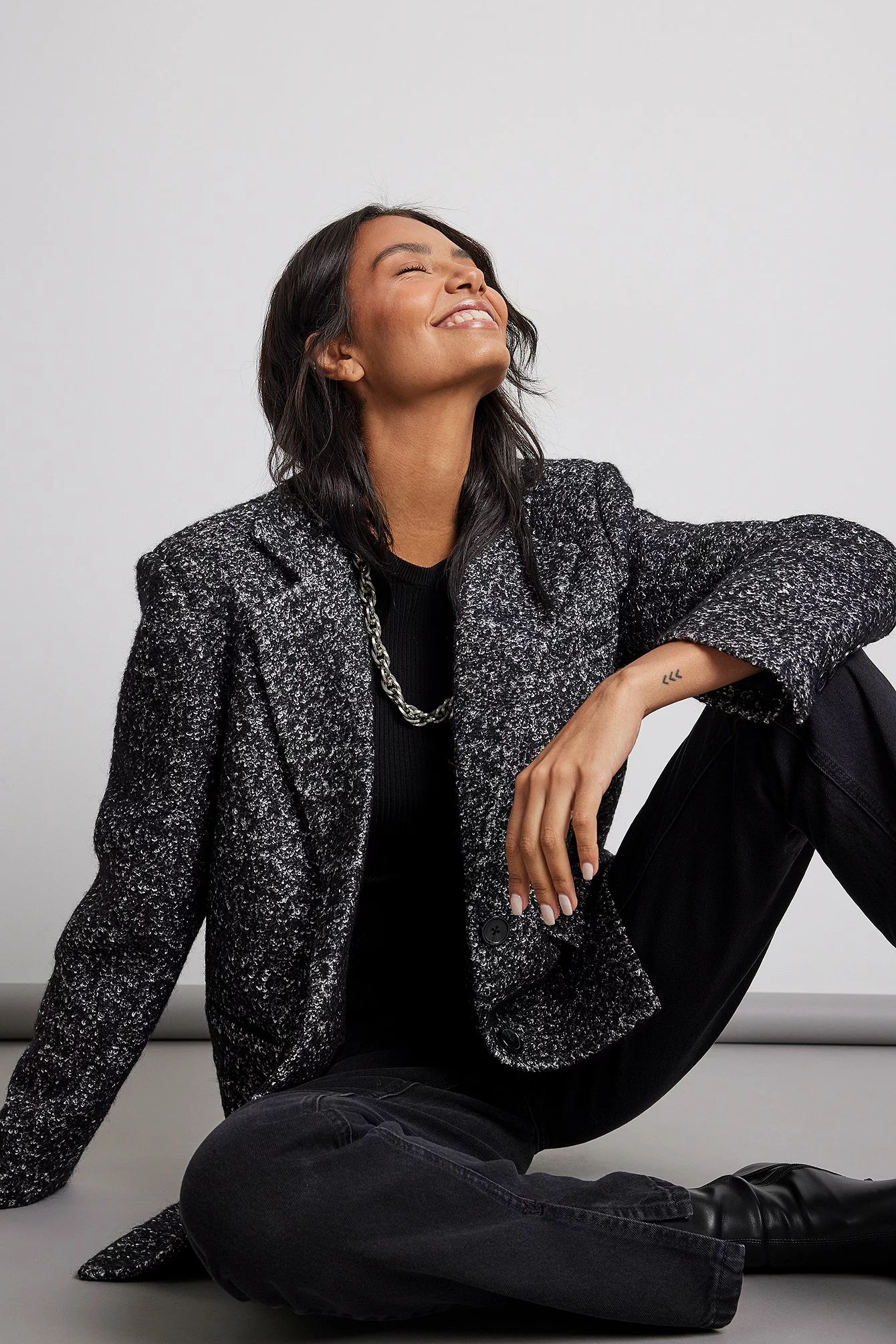 NA-KD Trend Structured Blazer Coat