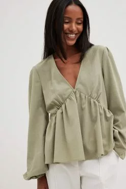 NA-KD Boho Structured Flowy Blouse