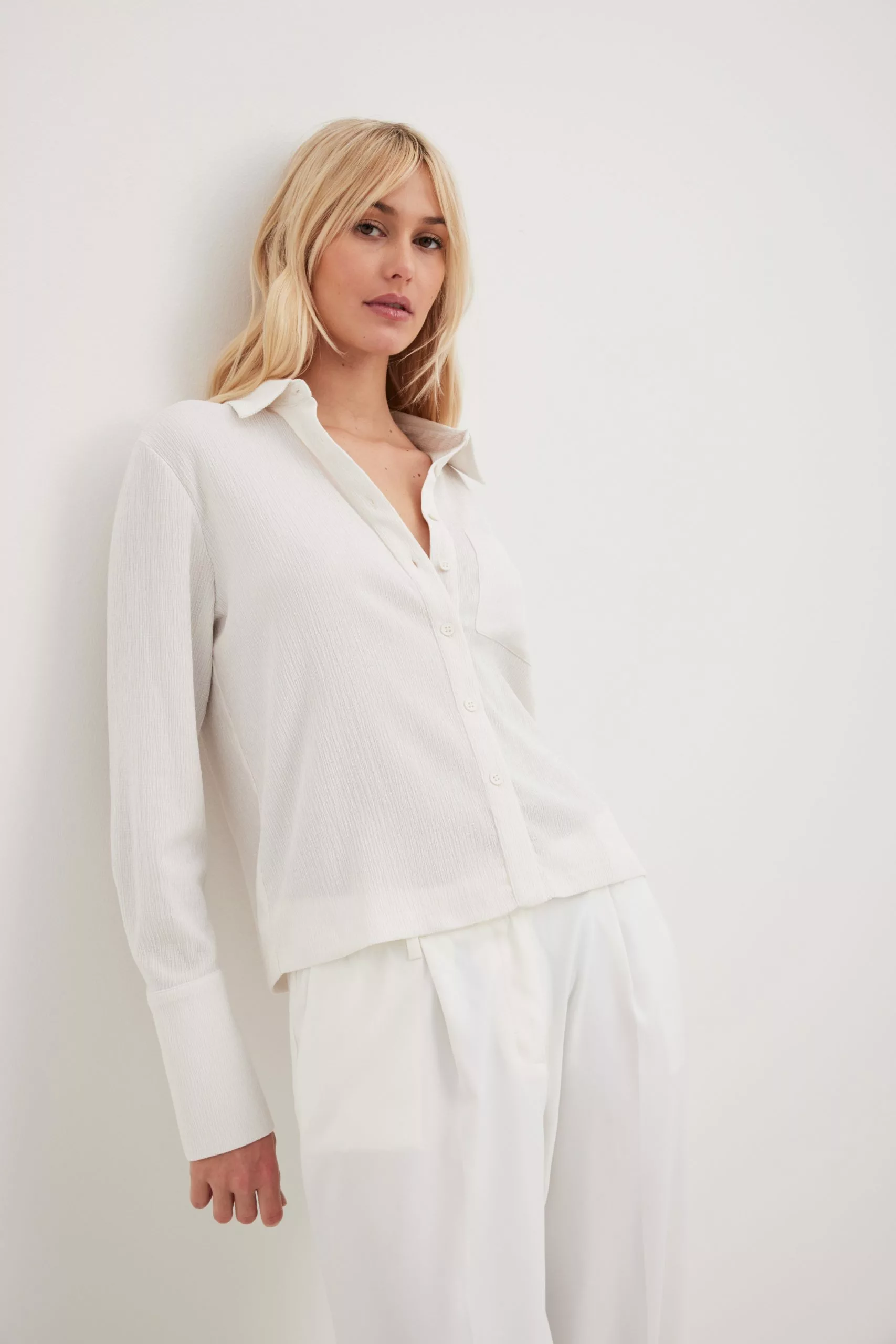 NA-KD Structured LS Pocket Shirt - Image 6