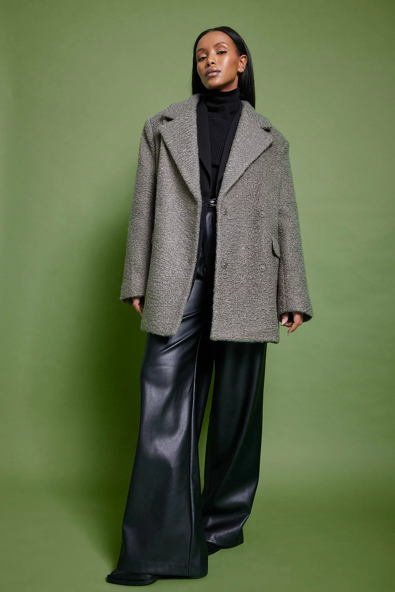 NA-KD Structured Short Coat - Image 3
