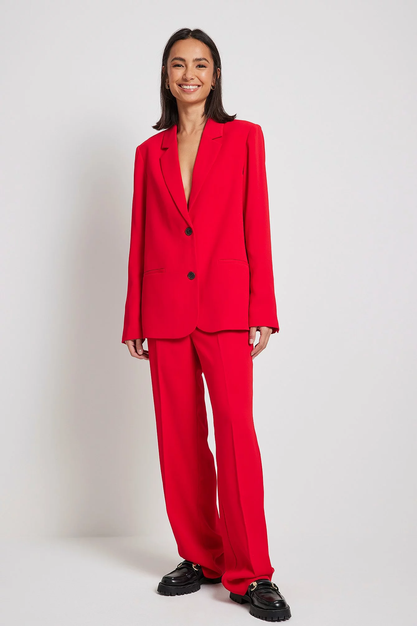 NA-KD Classic Tailored Regular Straight Leg Suit Pants - Image 23