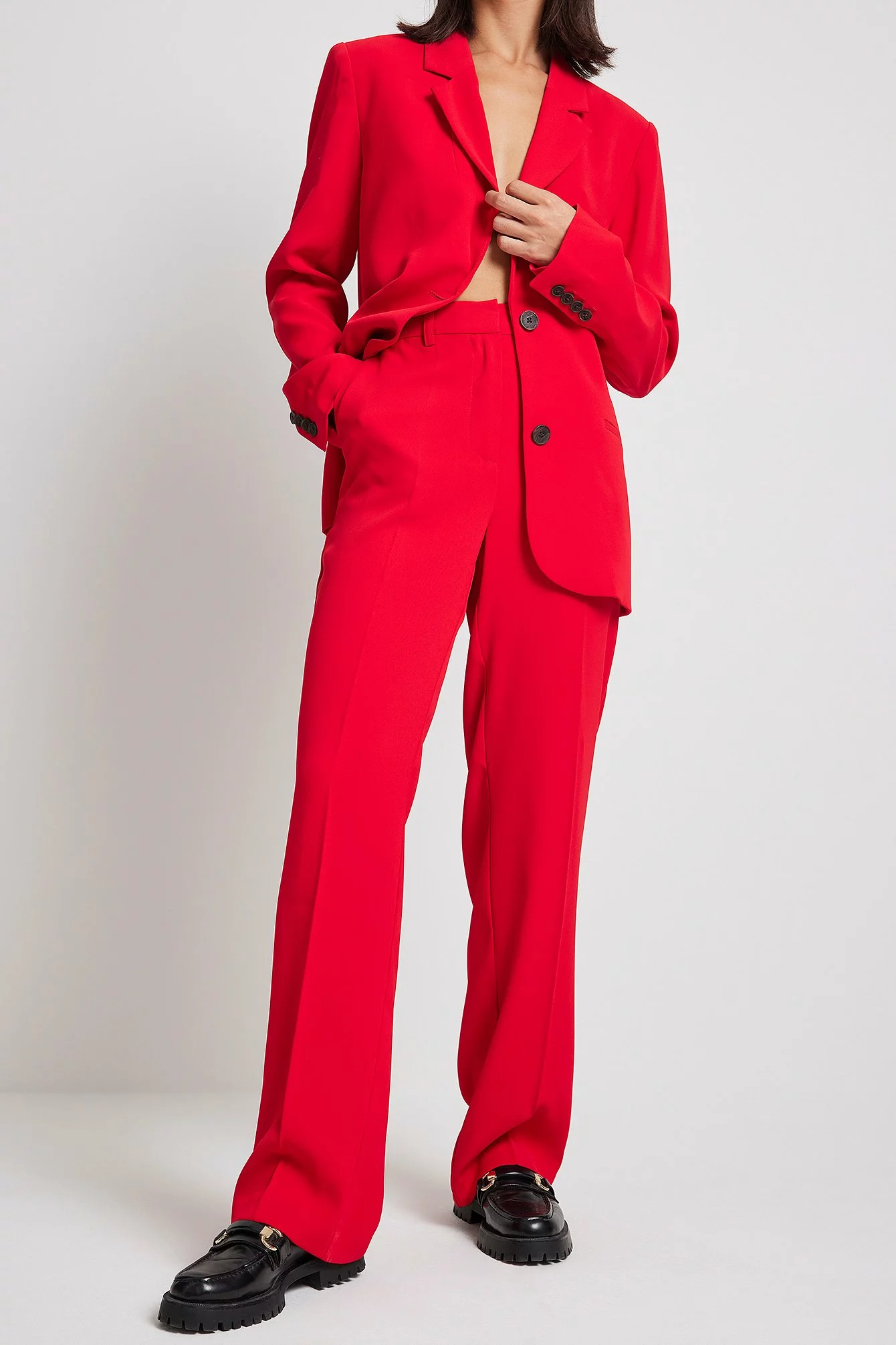 NA-KD Classic Tailored Regular Straight Leg Suit Pants - Image 21