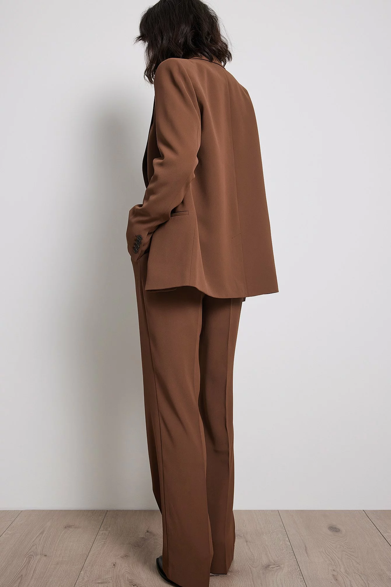 NA-KD Classic Tailored Regular Straight Leg Suit Pants - Image 7