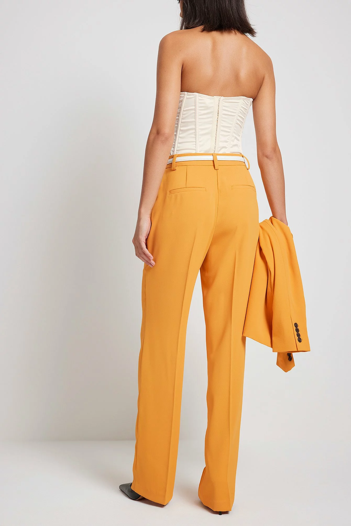 NA-KD Classic Tailored Regular Straight Leg Suit Pants - Image 2