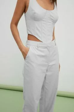 NA-KD Classic Tailored Straight Leg Suit Pants