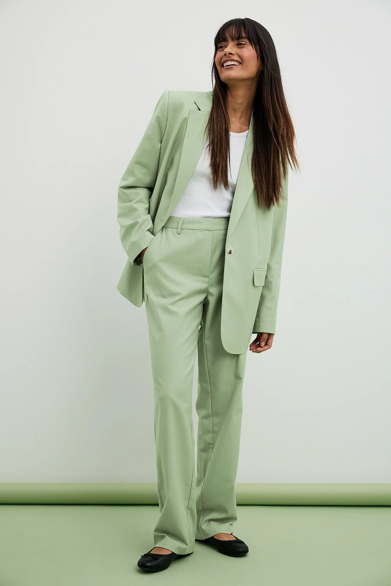 NA-KD Classic Tailored Straight Leg Suit Pants - Image 18