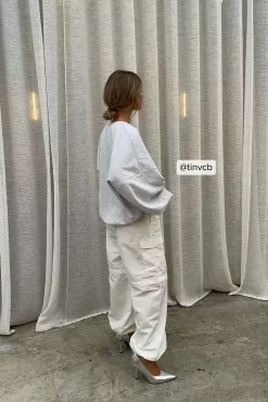 Freja Wewer X NA-KD Oversized Pocket Detail Trousers