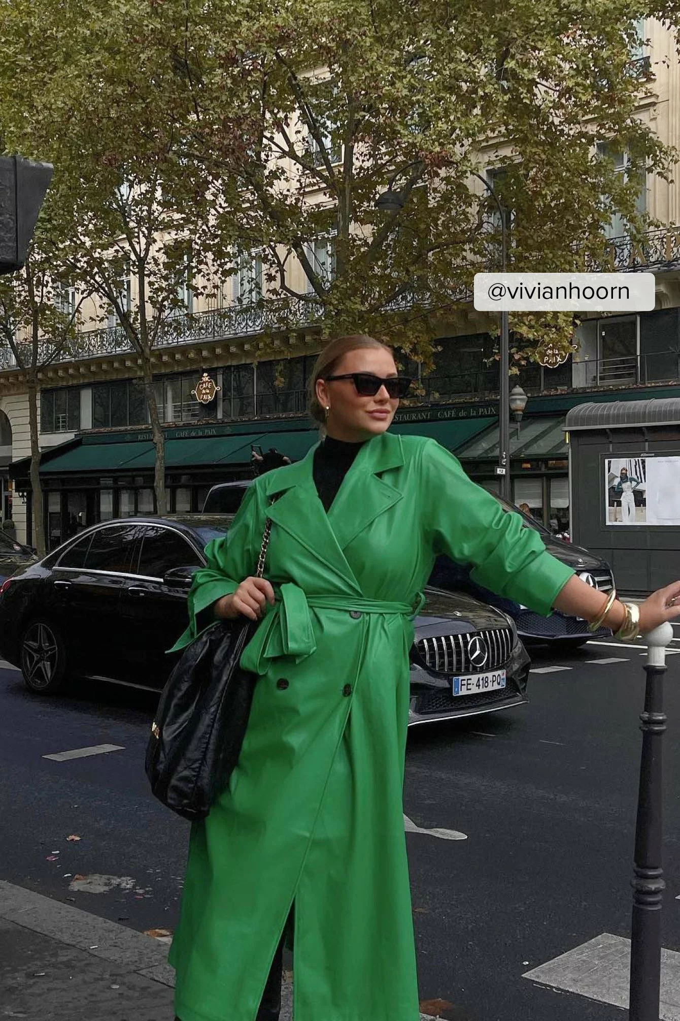 NA-KD Trend Padded Shoulder Pu Trench