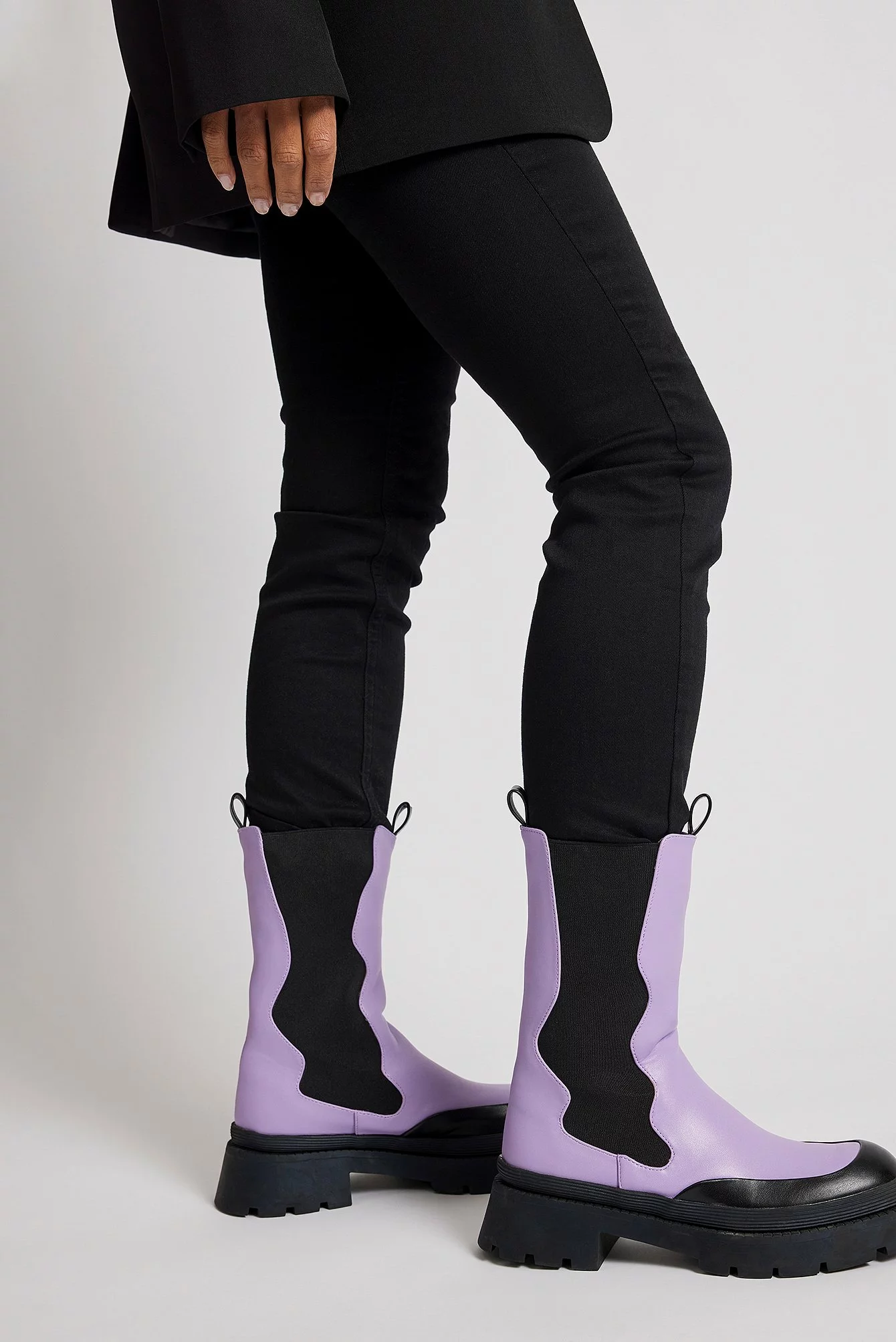 NA-KD Shoes Wavy Elastic Boots - Image 8