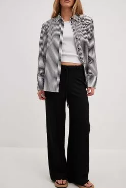 NA-KD Wide Structured Trousers