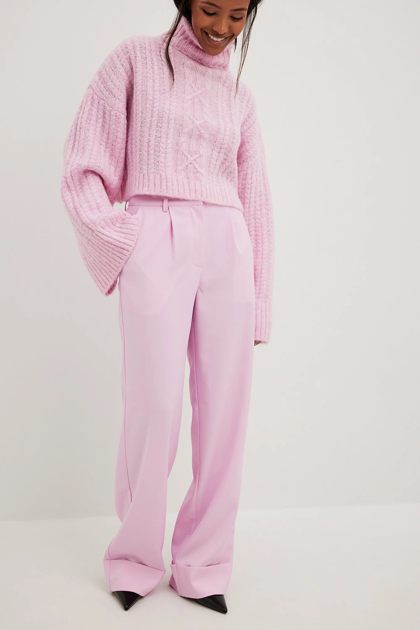 Lima Ché X NA-KD Wide Suit Trousers - Image 3