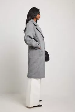 NA-KD Trend Wool Blend Oversized Coat
