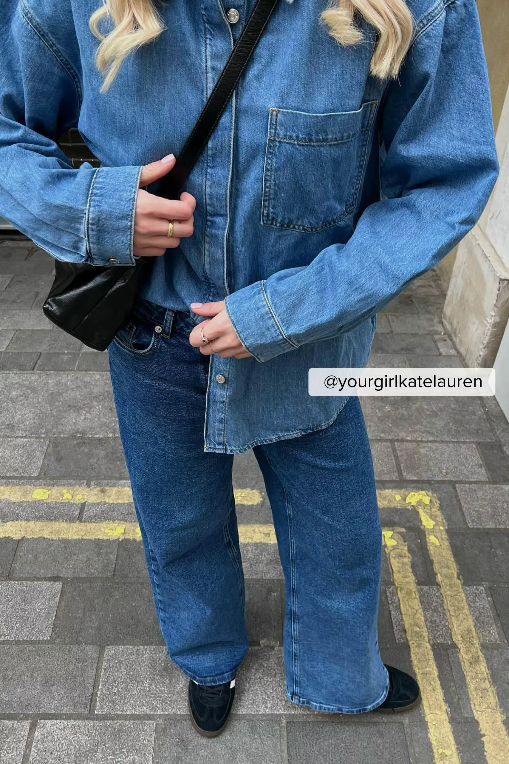 NA-KD Oversized Denim Shirt - Image 7